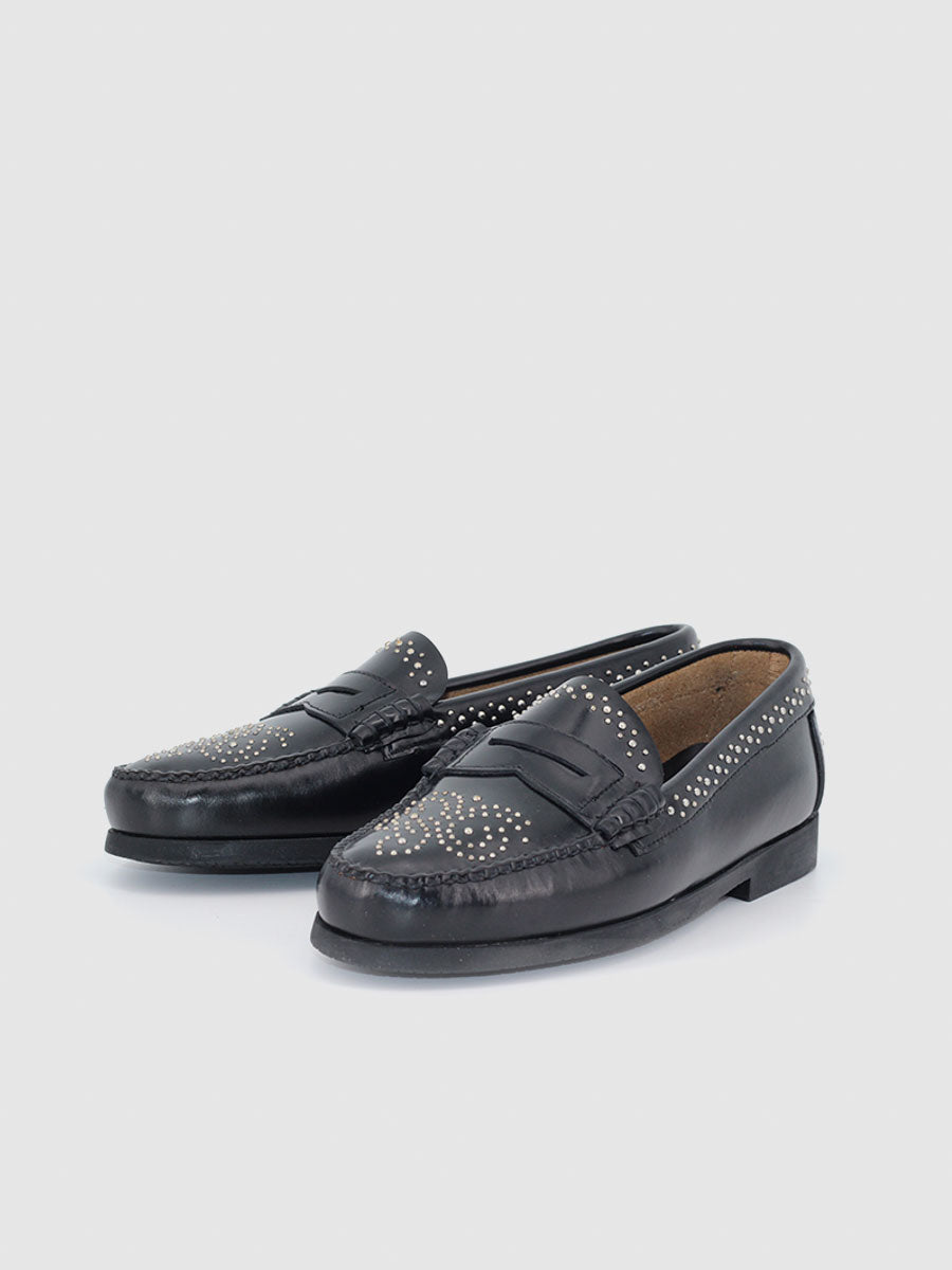 2200p loafers in black antik leather