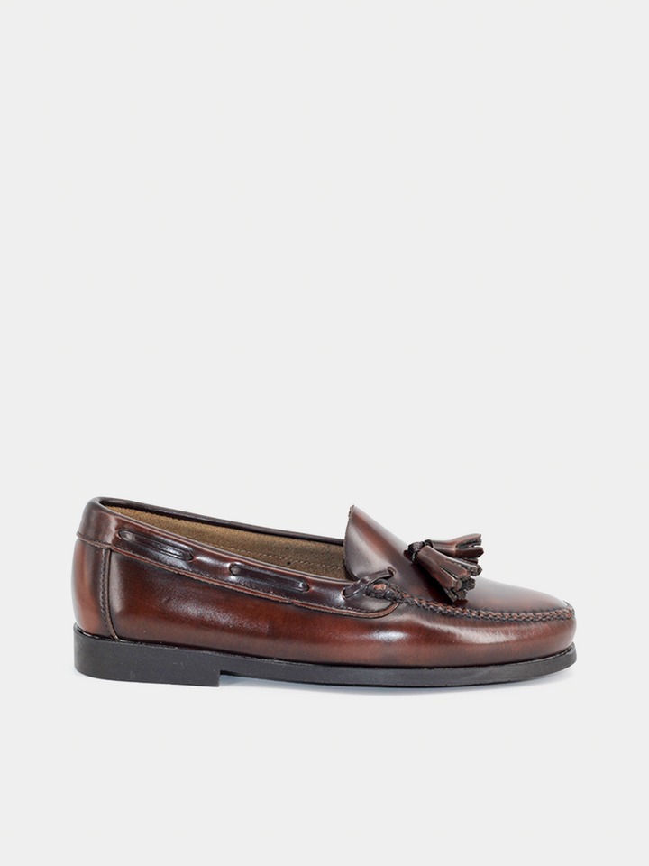 2205P moccasins in espresso antique leather