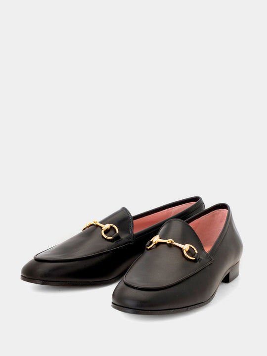 Genova loafers in black coy leather - Zapatos Castellano® – Castellano®
